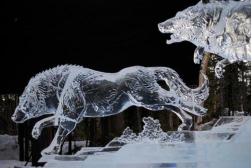 ice carvings